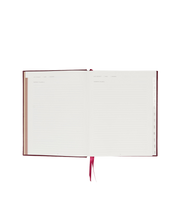 2027 Daily Diary in Cherry Linen