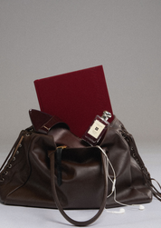 2027 Daily Diary in Cherry Linen
