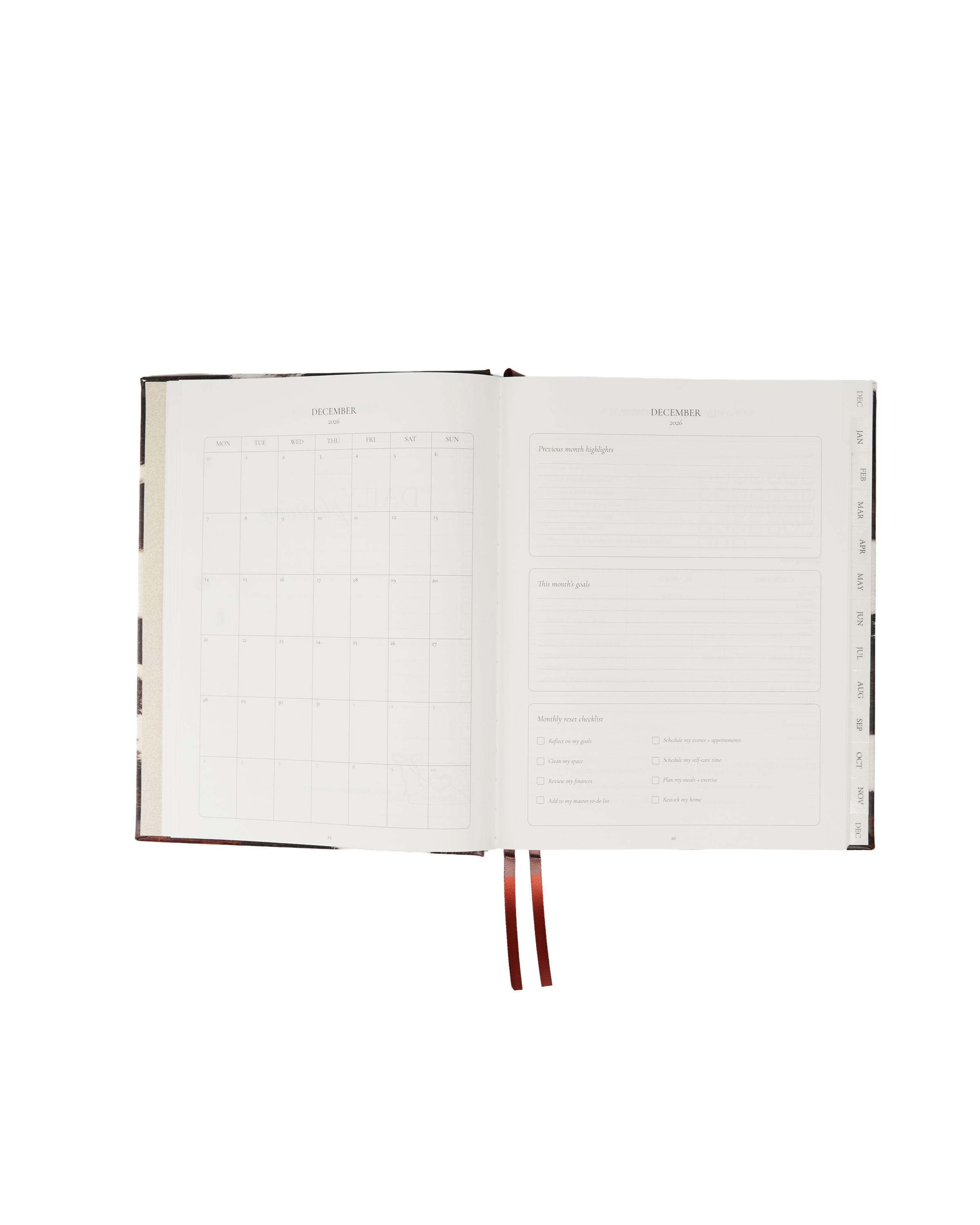 2027 Daily Diary in Cow