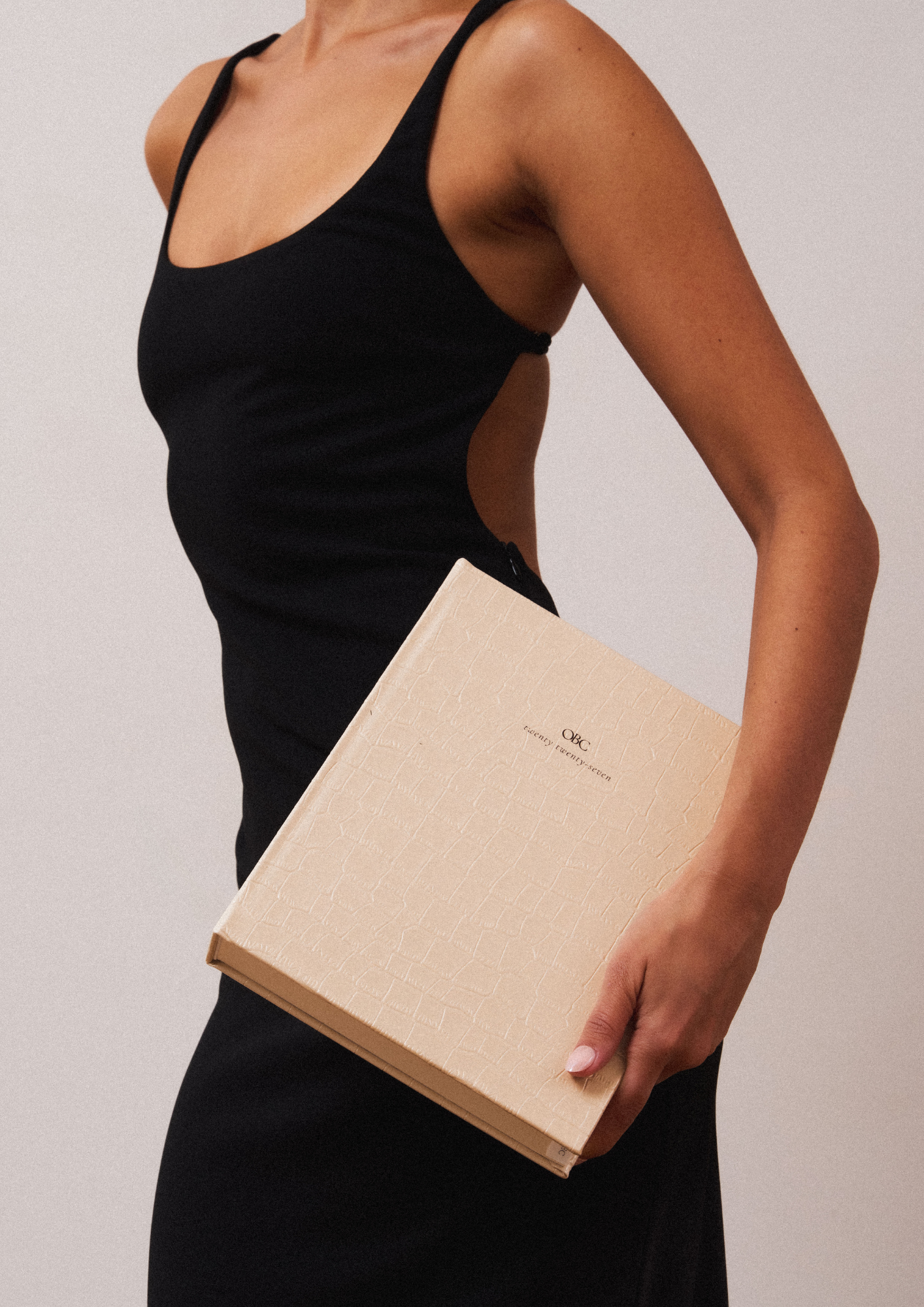 2027 Daily Diary in Cream Croc