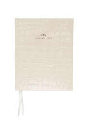 2027 Daily Diary in Cream Croc