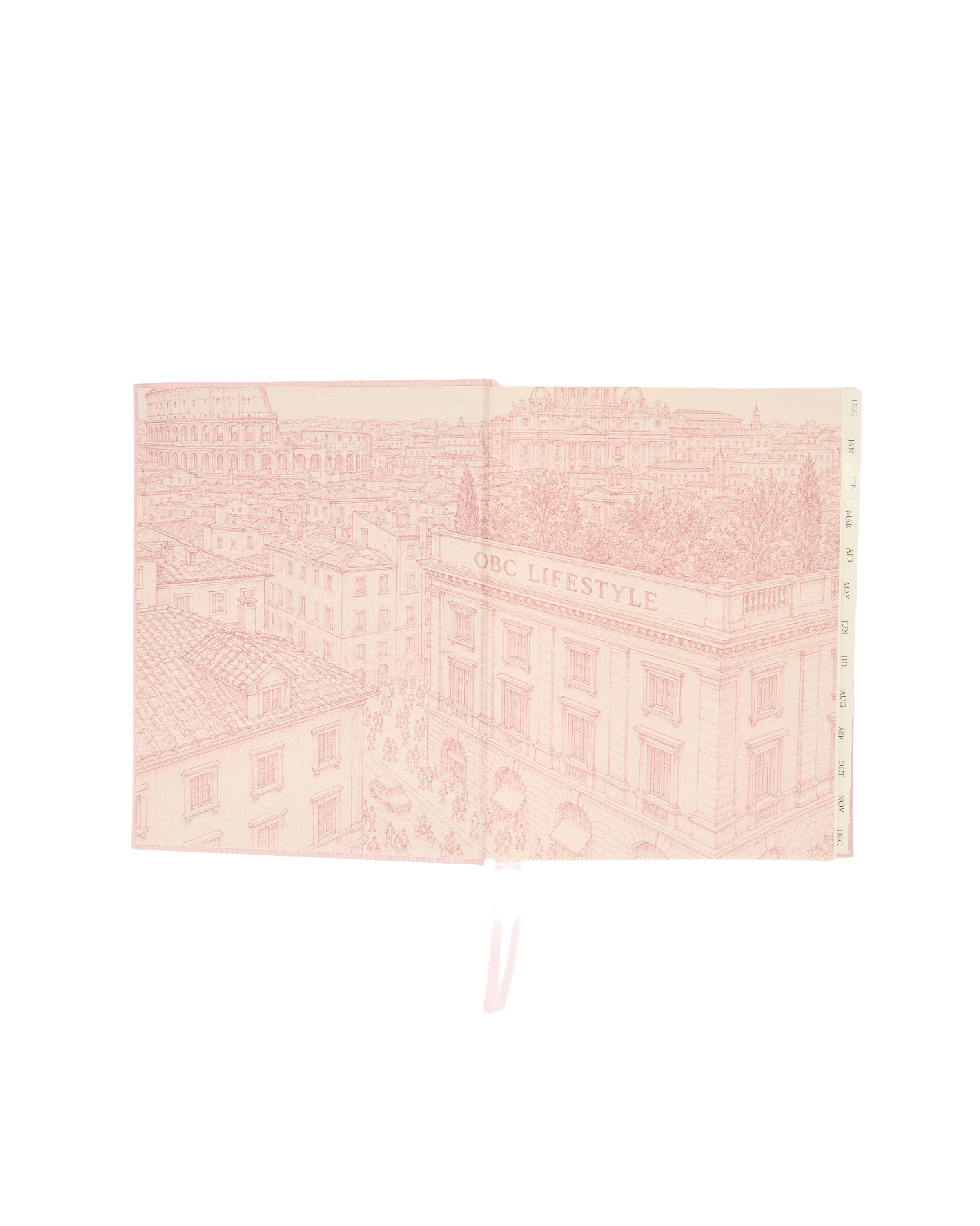2027 Daily Diary in Marshmallow Linen