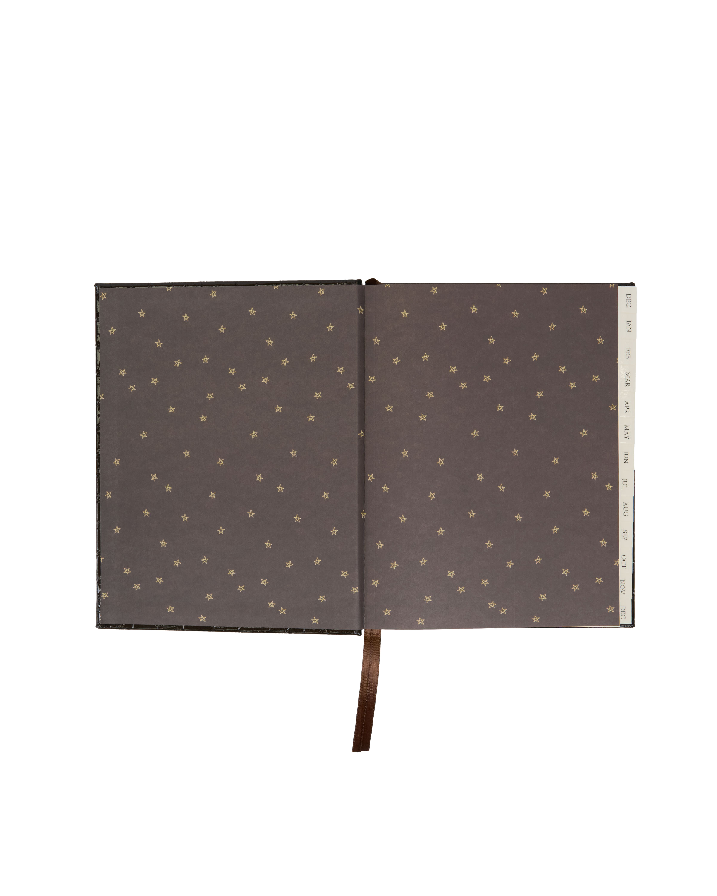 2027 Weekly Diary in Brown Croc