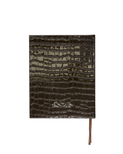 2027 Weekly Diary in Brown Croc