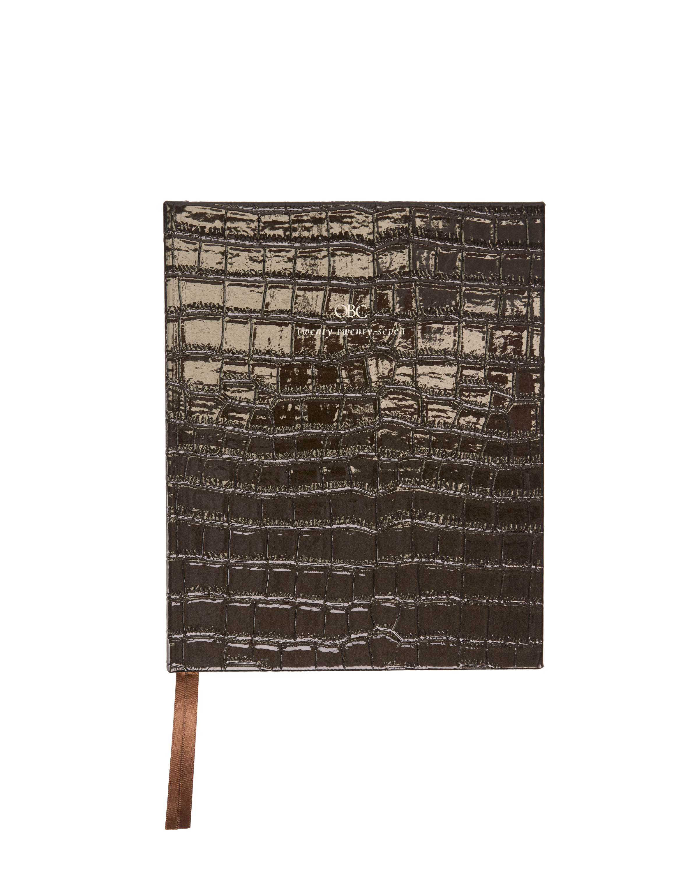 2027 Weekly Diary Bundle in Brown Croc