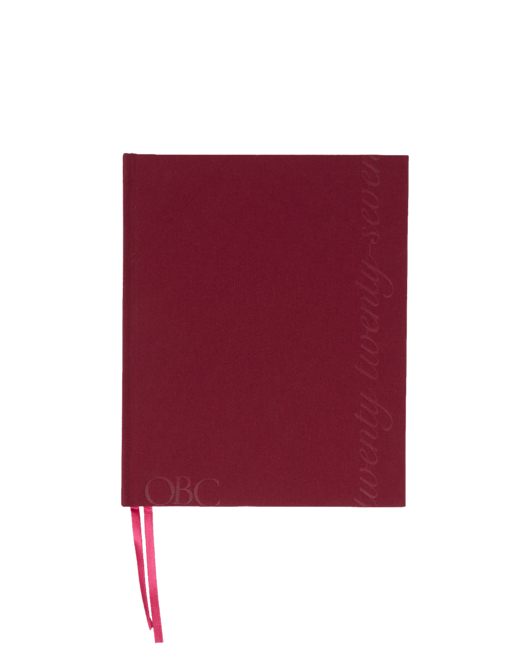 2027 Weekly Diary Bundle in Cherry Linen