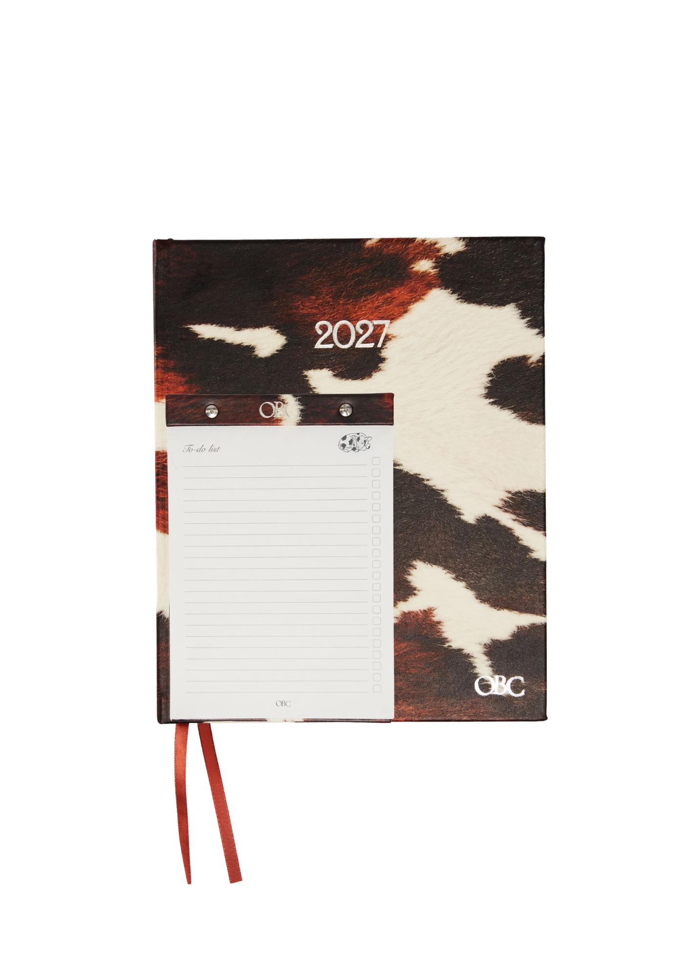 2027 Weekly Diary Bundle in Cow