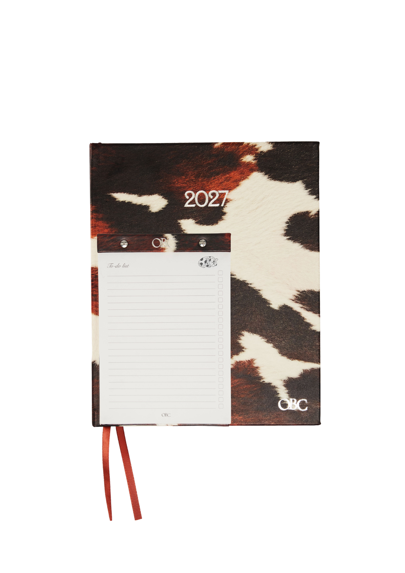 2027 Weekly Diary Bundle in Cow