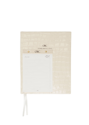 2027 Weekly Diary Bundle in Cream Croc