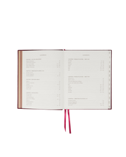 2027 Weekly Diary in Cherry Linen
