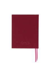 2027 Weekly Diary in Cherry Linen