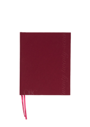 2027 Weekly Diary in Cherry Linen