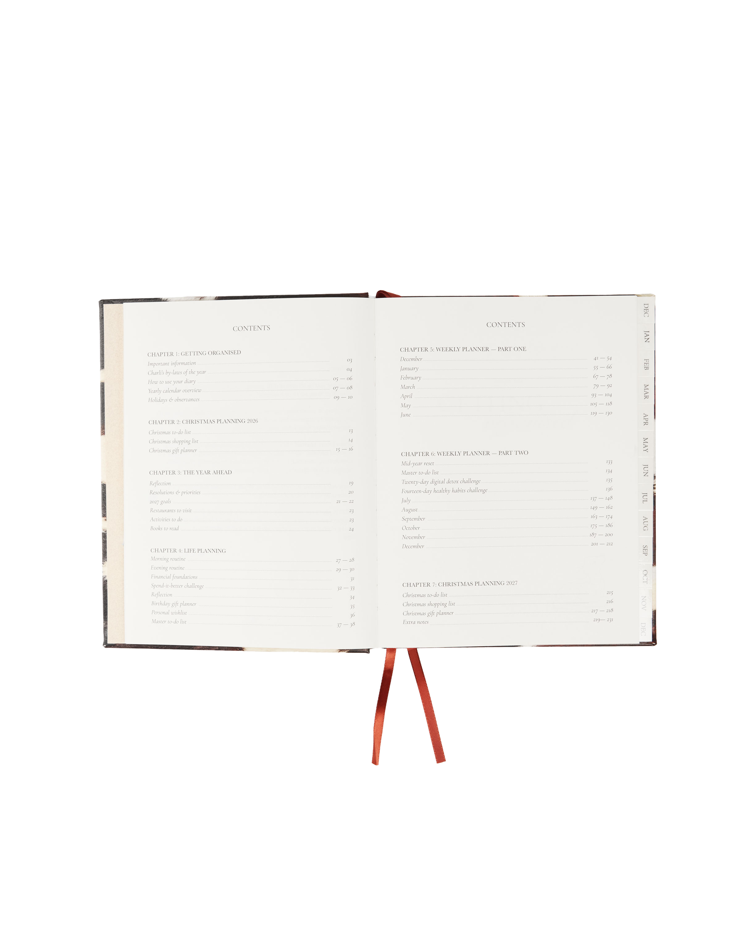2027 Weekly Diary in Cow
