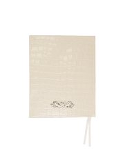 2027 Weekly Diary in Cream Croc