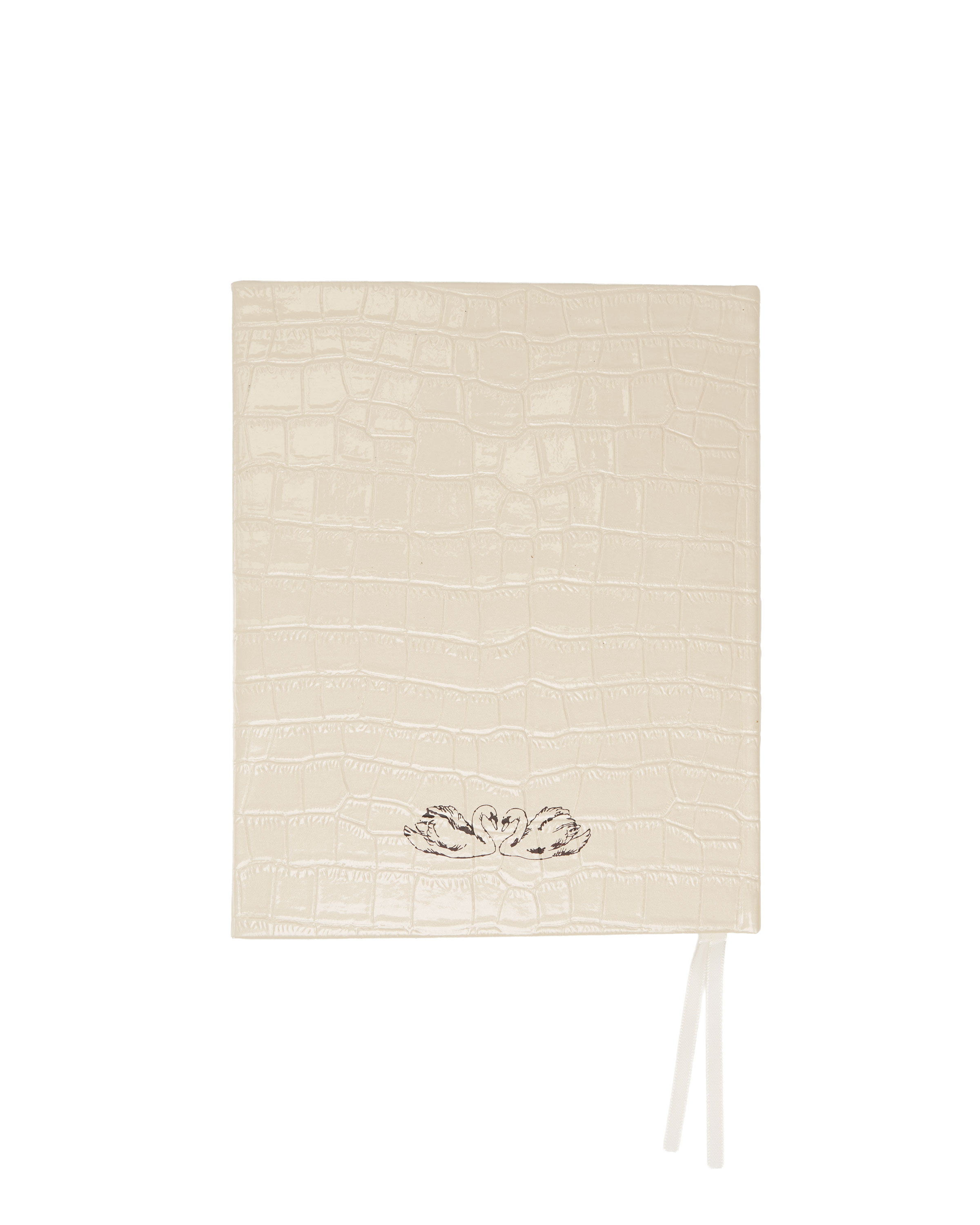 2027 Weekly Diary in Cream Croc
