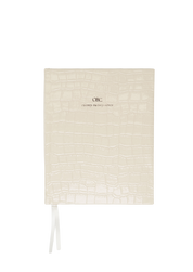 2027 Weekly Diary in Cream Croc