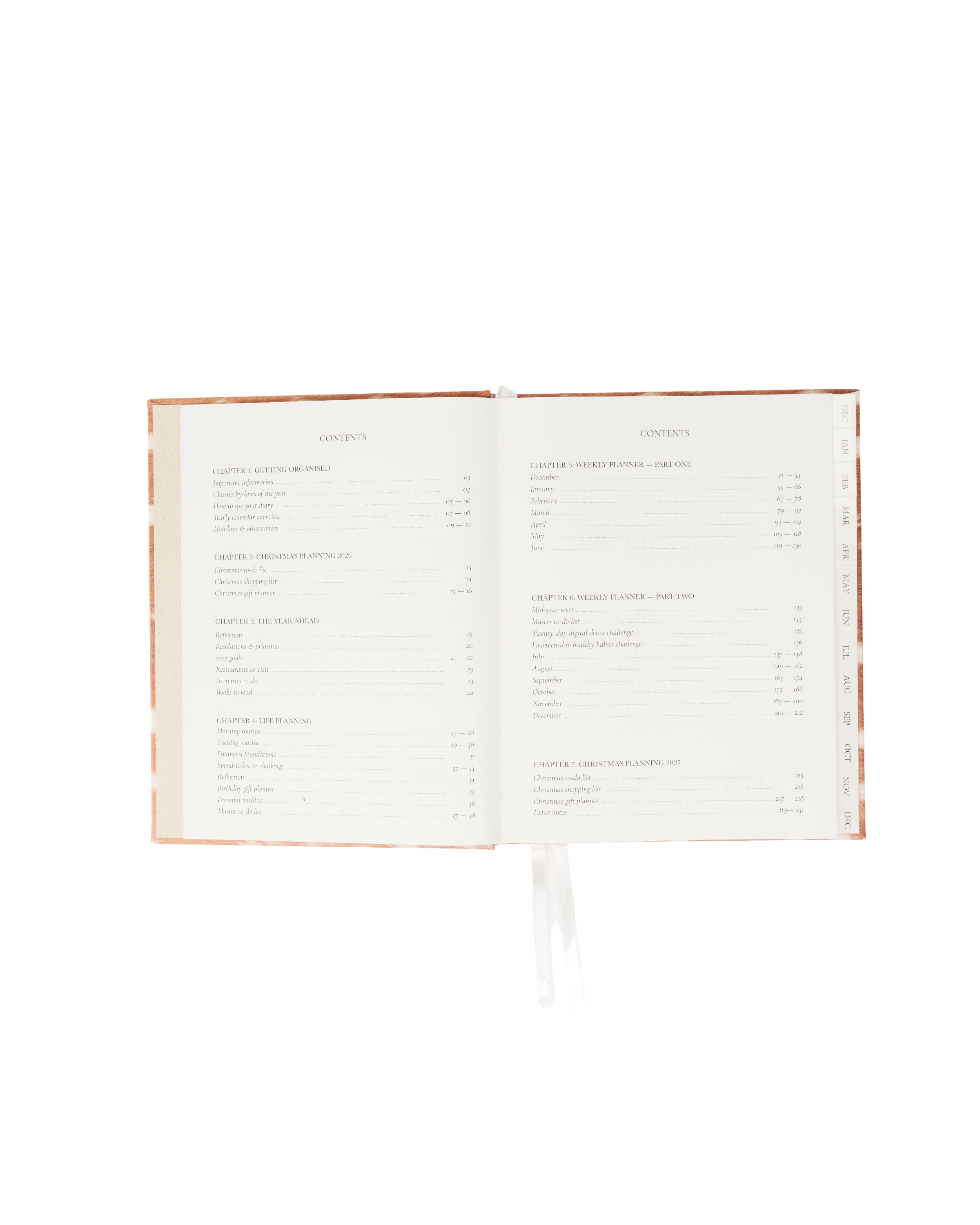 2027 Weekly Diary in Deer