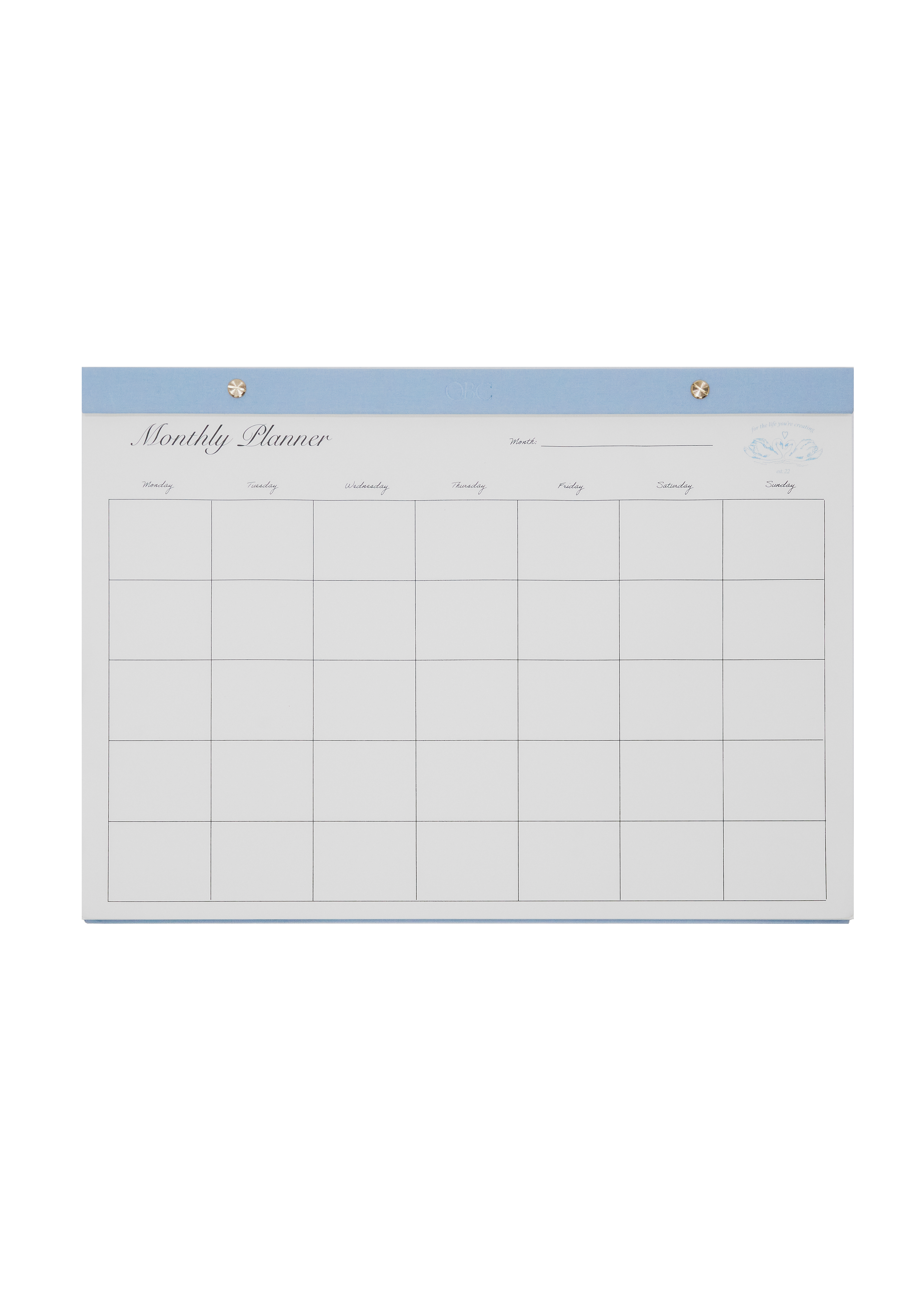 Monthly Planner Notepad